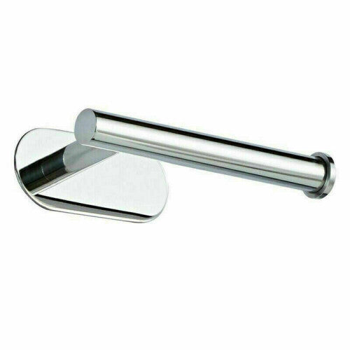 (Silver) Wall Mount Toilet Self Adhesive Stick Roll Holders