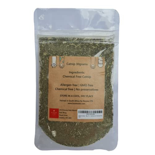 Skitcat Catnip 30g - Extra Strong, Sustainably Farmed, Chemical and Pesticide Free |Cat nip | Cat Treats | Catnip for Cats