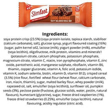 Slim Fast 4 x 60g Meal Bars - Choc Chip, Choc Orange, Rocky Road And Very Berry Flavours Tasty, Balanced For Weight Loss And Diet, Calorie Controlled,