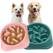 Slow Feeder Small Dog Bowls Anti-Slip Puzzle Bowl Feeder Interactive Bloat Stop Dog Bowl Anti-Choking Dog Bowl for Small and Medium Dogs(2 pcs).