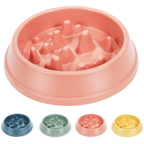 Slow Feeding Dog Plate For Small And Medium-Sized Dogs And Catspink