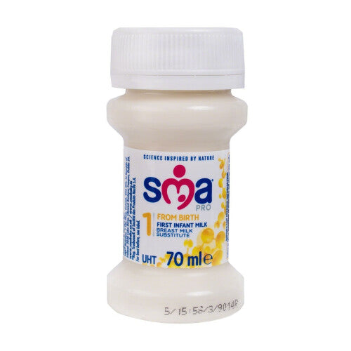 Sma Pro First Infant Milk 70ml Bottles Pack of 12 - REF:JA12443351