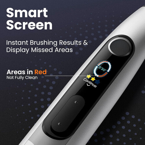 Smart Sonic Electric Toothbrush, 5 Brushing Modes, 3-Hour Quick Charge 60 Days, 2-Minute Timer and Pressure Sensor