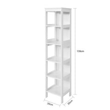 SoBuy® BZR14-W, 5 Tiers Bathroom Shelf Bathroom Storage Shelf Cabinet