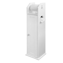 SoBuy® FRG135-W, Bathroom Toilet Paper Roll Holder Storage Cabinet