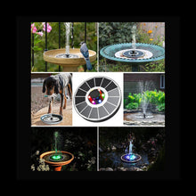 Solar Fountain , 3.5W Floating Solar Bird Bath Fountains Solar Fountain Pump for Bird Bath, Garden, Pond, Pool, Patio