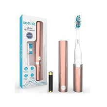 Sonisk Pulse | Battery Powered Electric Toothbrush | Sonic Technology | 1x Battery, 2X Brush Heads, 1x Travel Case Included | 31,000 Strokes Per