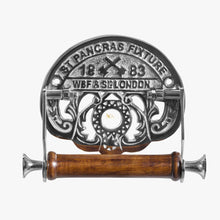 (ST. PANCRAS FIXTURE 1883) Toilet Paper/Roll Holders Vintage Wall Mount Chrome