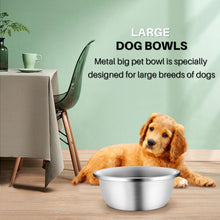 Stainless Steel Dog Bowl, 176Oz High Capacity Dog Food Bowls for (2 Pack)