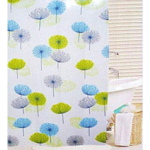 (Standard: 180 CM x 180) KAV Dandelion Pattern Multi Green Flowers Curtain