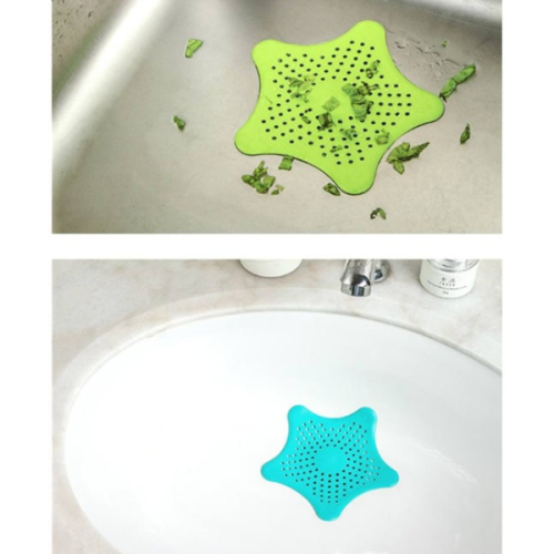 (Standard, 2) 3Pcs Of Starfish Hair Catcher No Slip Suction Cups Drain Coverkitchen Sink Strainer