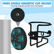 Strong Magnetic Cup Holder, Fully Covered Anti Drop Drink Holder