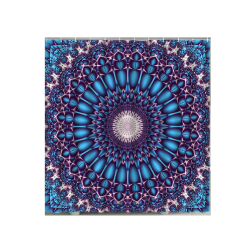 (Style4, 70x83in-180x210cm) Boho Mandala Colourful Waterproof Shower Curtain Bathroom Decor