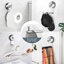 Suction Toilet Roll Holder Wall Mounted Suction Loo Roll Holder Bathroom Paper Towel Hanger Toilet Paper Holder Stainless Steel Paper Roll Dispenser