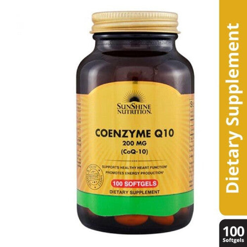 Sunshine Nutrition Coenzyme Q10 200mg 100 softgels