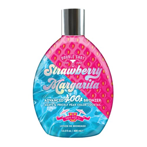 Tan Asz U Strawberry Margarita Double Shot Tanning Lotion Advanced Nourishing Bronzer