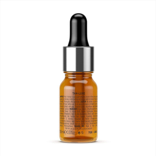 Tan Luxe THE FACE Self Tan Drops, Light/Medium (10 ml) Add Tanning Drops to Skin Care for Custom Face Tan, Cruelty Free & Vegan