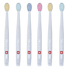 TELLO 4920 Adult Soft Swiss Toothbrush for Gentle Cleaning  6-Pack