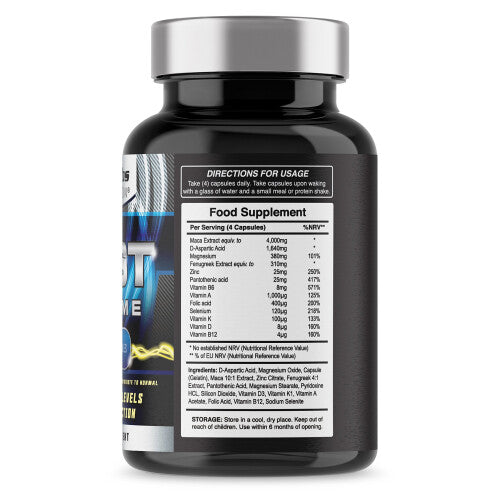 TEST XTREME® - The ULTIMATE Testosterone Support Supplement | 120 Capsules