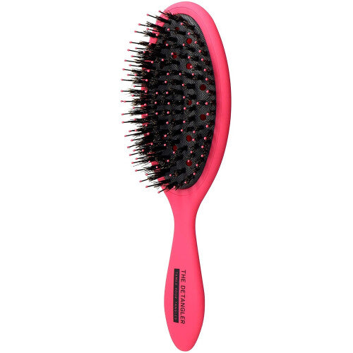 The Detangler Blow Dry Vented Pad Grooming Hair Brush with Reinforced Bristle - Melon