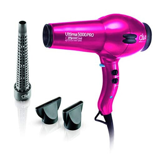 The Diva Professional Styling Ultima 5000 Hairdryer, Pink