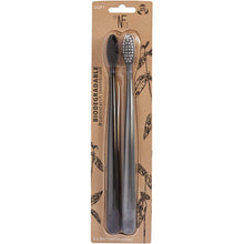 The Natural Family Bio Toothbrush Twin Pack, Pirate Black and Monsoon Mist