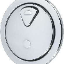 Thomas Dudley 73.5mm Vantage Dual Flush Round Push Button Chrome 327732