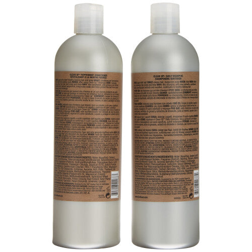 Tigi Bed Head for Men Clean it Up Duo - Shampoo 750ml Conditioner 750ml