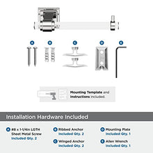 | Toilet Paper Holder | Clear/Chrome | Glacio| Single Post Tissue Holder | Bath Hardware | Bathroom Accessories