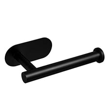 Toilet Roll Holder Self Adhesive Black Paper Holders Tissue 3M Stand Hanger Bathroom SUS-304 Stainless Steel 10 Years Warranty,No Drilling Required,