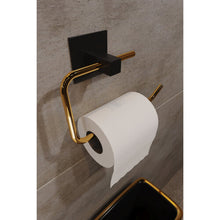 Toilet Roll Holder. Stainless Steel Self Adhesive. Wall Mounted.