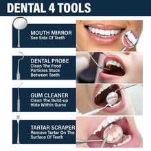 Tooth Repair Kit - Temporary Fake Teeth Replacement Kit with Dental Mirror Tools for Temporary Restoration of Missing & Broken Teeth Replacement