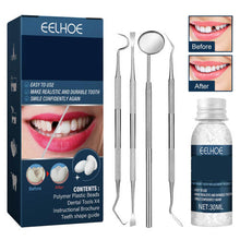 Tooth Repair Kit - Temporary Fake Teeth Replacement Kit with Dental Mirror Tools for Temporary Restoration of Missing & Broken Teeth Replacement