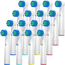 Toothbrush Heads for Oral B, 16 Pack Sensitive Clean Replacement Brush Heads for Oral B, Electric Toothbrush Heads Fit Professional Care Vitality Pro