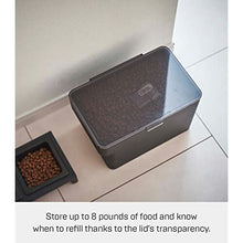 Tower 5612 Container for Pet Food with Measuring Cup, Black, 6 L, Dry Food: Approx. 3.5 kg, ABS Resin/Silicone