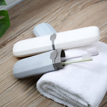 Travel Toothbrush Case Stretchable Toothpaste Holder Container Anti Bacterial Adjustable Box Transparent White