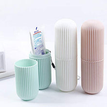 Travel Toothbrush Case,Yueser 2pcsTravel Mouthwash Cup Toothpaste Holder Cover Protect Box and 2pcs Portable Toothbrush Tube Holder Cases Toothbrush