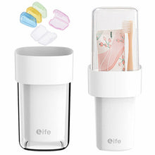 Travel Toothbrush Holder for Bathroom with 5 Toothbrush Head Protective Case  1pcs White Covered Toothbrush Holders Can be Used as Toothbrus