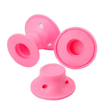 TRIXES Set of 24 Pink Silicone Hair Curlers Gift for Her for Effortless Heat Free Hair Styling