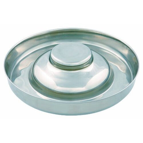 Trixie Puppy Stainless Steel Bowl, 38cm Dia - Bowl Dog Dish Weaning 38cm -  puppy bowl stainless steel trixie dog dish weaning 38 cm dia