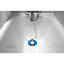 Tub Silicone Tub Plug, Universal Tub Drain Cover (Blue Seahorse)