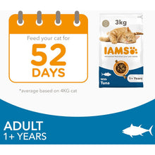 (Tuna, 3 kg (Pack of 1)) IAMS Complete Dry Cat Food for Adult