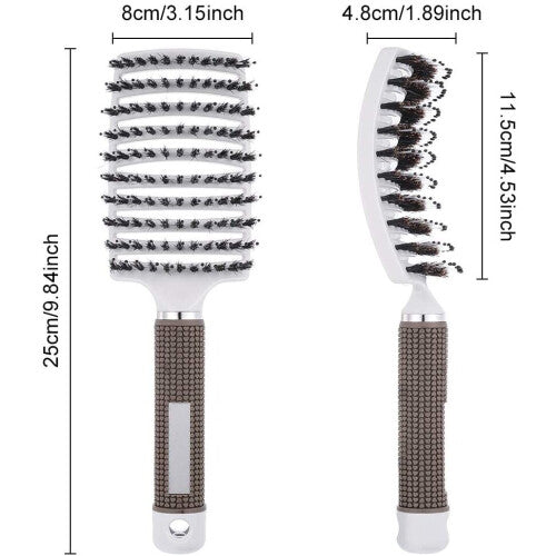 umorismo 3 Pack Hair Brush Vented Curved Brush Detangling Brush Hair Detangler Brush Styling Brush for Natural, Curly, Straight, Wet or Dry Hair