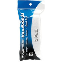 Unique Sports Hi Performance Headbands (Pack of 2), White