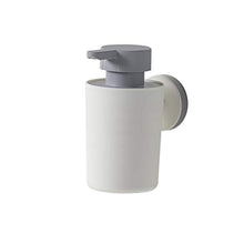 Urban Soap Dispenser, Stainless Steel, White, 6.8 x 12.3 x 10.5 cm