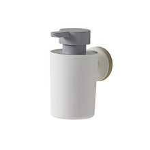 Urban Soap Dispenser, Stainless Steel, White, 6.8 x 12.3 x 10.5 cm