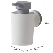 Urban Soap Dispenser, Stainless Steel, White, 6.8 x 12.3 x 10.5 cm