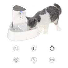 (US Plug) 1.5L Automatic Pet Water Fountain Protection Against Dry Heating Cat Drink Dispenser Water Circulation Mute Four Layers Filtration For Dog Cat Healthy