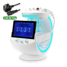 (US PLUG) Ultrasound Skin Care Cryotherapy Microdermabrasion Machine Ice Blue Magic Mirror Skin Analyzer