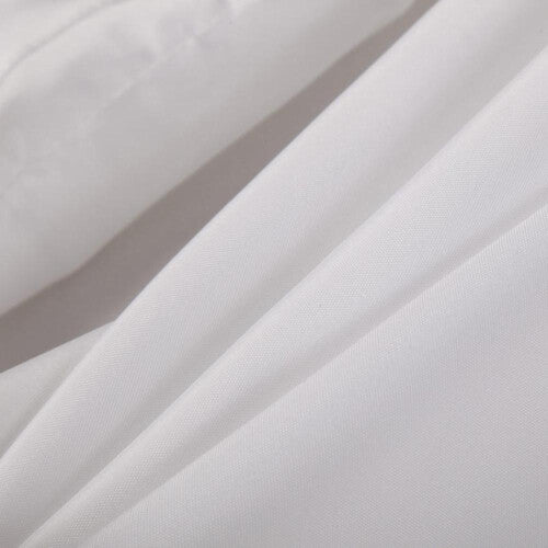 (W100xH180cm) White Shower Curtains Waterproof Thick Solid Bath Curtains For Bathroom Bathtub Large Wide Bathing Cover 12 Hooks